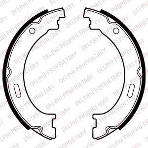 Тормозные колодки, барабанные Delphi LS2041