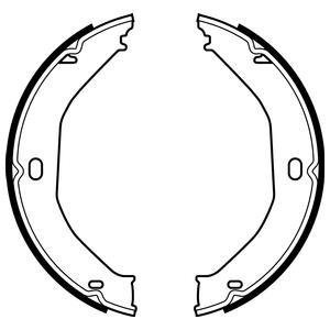 Тормозные колодки, барабанные Delphi LS2078
