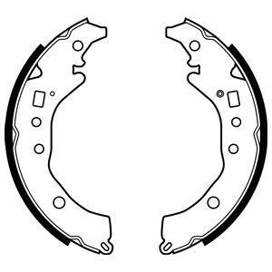 Комплект гальмівних колодок з 4 шт. барабанів Delphi LS2079
