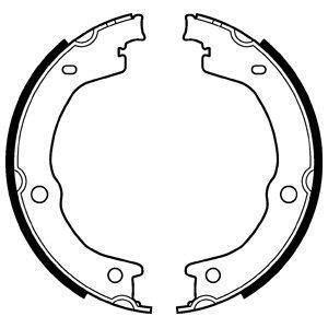 Тормозные колодки, барабанные Delphi LS2118