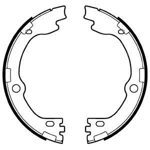 Тормозные колодки, барабанные Delphi LS2119