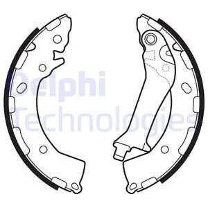 Тормозные колодки, барабанные Delphi LS2150