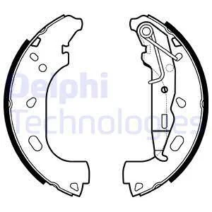 Тормозные колодки, барабанные Delphi LS2167