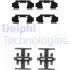 Монтажний комплект гальмівних колодок Delphi LX0130 (фото 1)