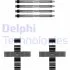 Монтажний комплект гальмівних колодок Delphi LX0703 (фото 1)