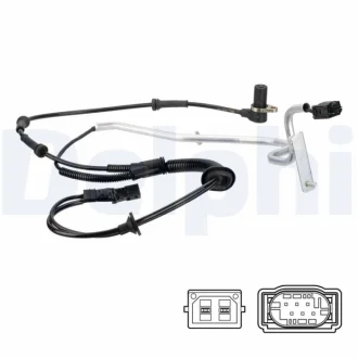 Датчик ABS задн Лів VW PASSAT B5, PASSAT B5.5 1.6-4.0 08.96-05.05 Delphi SS20824