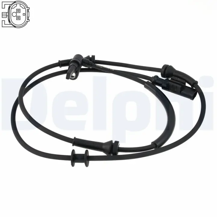 Датчик ABS передн Лів/Прав FIAT PANDA 0.9-1.3D 02.12- Delphi SS2127812B1 (фото 1)