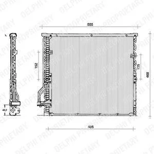 Конденсер кондиционера Delphi TSP0225014