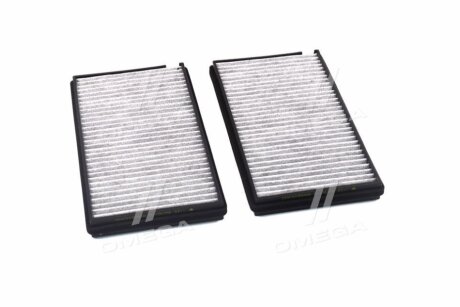 Фильтр салона BMW 5 (E60) 3.0D 01- (вугільний) (к-кт 2 шт) Denckermann M110675K