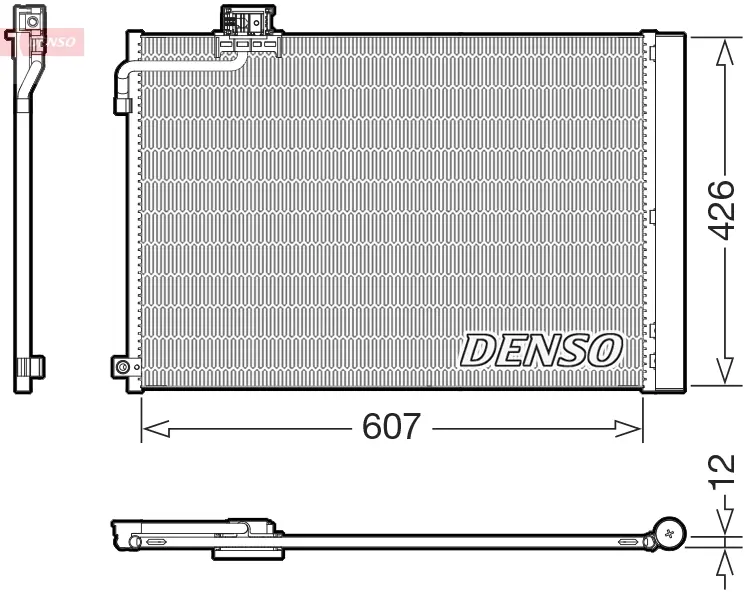 Радіатор кондиціонера DENSO DCN17064 (фото 1)