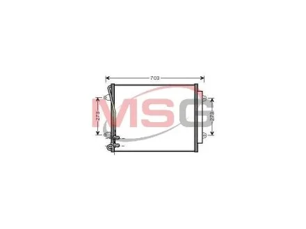 Радиатор кондиционера Denso VW CC/Passat "1,4-3,6 "05-16 DENSO DCN32012