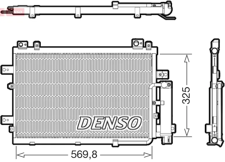 Радіатор кондиціонера DENSO DCN41030 (фото 1)