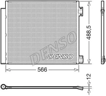 Радиатор кондиционера Denso NISSAN/RENAULT Qashqai/Kadjar "1,2-2,0 "13>> DENSO DCN46026