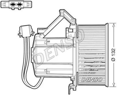 Вентилятор обогревателя Denso AUDI A4/A5/Q5 "1,8-4,2 "07-17 DENSO DEA02009