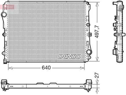 Радиатор Denso MB E-Class/GLC/S-Class "2,0-6,0 "13>> DENSO DRM17116