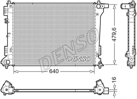 Радиатор Denso HYUNDAI/KIA Tucson/Sportage "2,0 "15-22 DENSO DRM41019