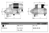 Стартер (12В, 2,5кВт, новий із заставою) CITROEN JUMPER I, JUMPER II FIAT DUCATO PEUGEOT BOXER 2.3D/2.8D 09.00- DENSO DSN3014 (фото 3)