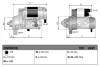 Стартер (12В, 2кВт, новий із заставою) VW CALIFORNIA T4 CAMPER, TRANSPORTER T4 1.9D-2.8 07.90-06.03 DENSO DSN3016 (фото 3)