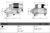 Стартер (12В, 1,9кВт, новий із заставою) DS DS 4, DS 5 CITROEN C4, C4 GRAND PICASSO I, C4 GRAND PICASSO II, C4 I, C4 II, C4 PICASSO I, C4 PICASSO II, C4 SPACETOURER, C5 I, C5 II 1.6-3.0D 01.96- DENSO DSN3039 (фото 3)