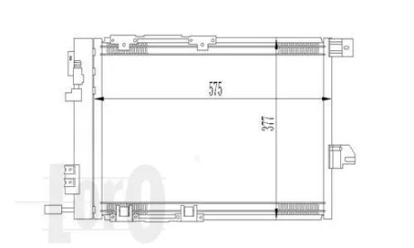 Радіатор кондиціонера ASTRA G/ZAFIRA A 1.2 i 16V/ 1.6 GAS 98- DEPO 037-016-0008