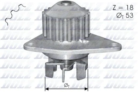 Водяная помпа(насос) DOLZ C114