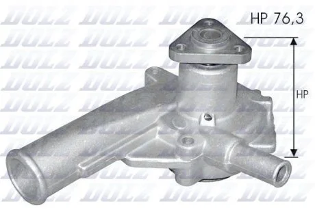 Помпа Dolz FORD Courier (Fiesta)/Escort/Escort 55/Fiesta/Fiesta Van/Orion "1,1-1,3 "89-97 DOLZ F147