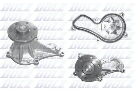 Помпа Dolz HONDA Civic/FR-V "1,8 "05>> DOLZ H144