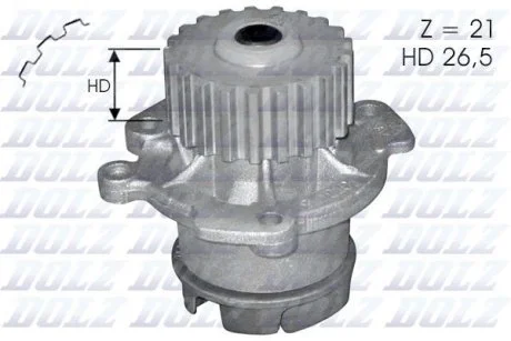 Водяная помпа(насос) DOLZ L123
