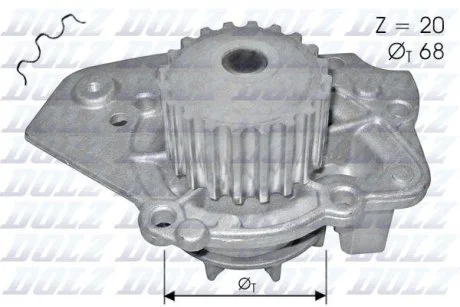 Водяний насос Dolz DOLZ N206