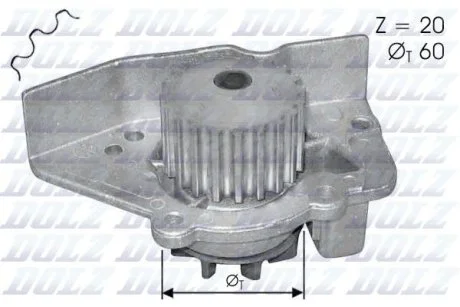 Водяная помпа(насос) DOLZ N405