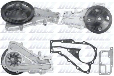 Помпа Dolz RENAULT 5/9/11/19/21/Clio/Clio Van/Express/Extra/Rapid "1,0-1,4 "77-98 DOLZ R129