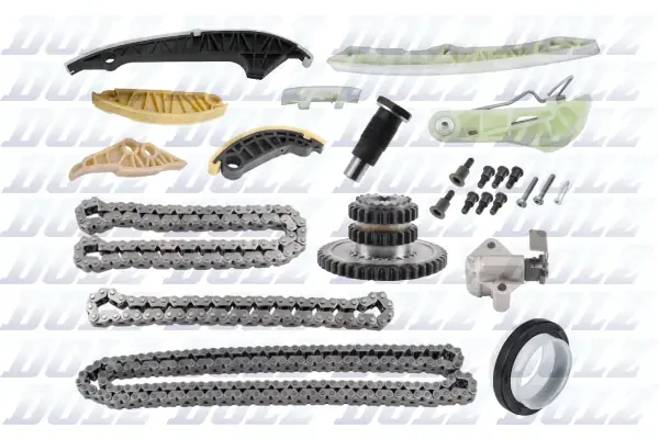 Комплект ланцюга ГРМ AUDI / VW / SEAT / SKODA 1.8/2.0 TFSI DOLZ SKCA009 (фото 1)