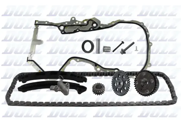 Комплект ланцюга ГРМ AUDI/VW/SEAT/SKODA 1.4 TFSI DOLZ SKCA011V (фото 1)