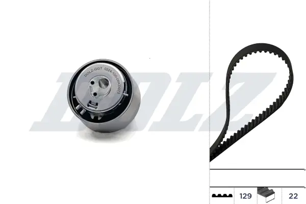 A_Ремкомплект ГРМ Dolz FIAT/LANCIA Grande Punto/Ypsilon "1,2-1,4 "99> DOLZ ="SKD060" (фото 1)