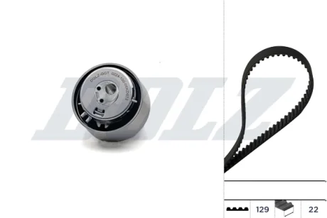 A_Ремкомплект ГРМ Dolz FIAT/LANCIA Grande Punto/Ypsilon "1,2-1,4 "99> DOLZ ="SKD060"