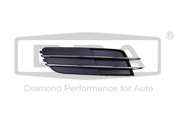 Решетка противотуманной фары лев.с декоративной планкой хром Audi A6 (10-18) DPA 88071894802 (фото 1)