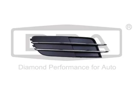 Решетка противотуманной фары лев.с декоративной планкой хром Audi A6 (10-18) DPA 88071894802