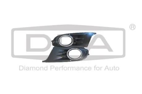 Решетка противотуманной фары с отверстием левая VW Golf VI (5K1) (08-13) DPA 88531235702