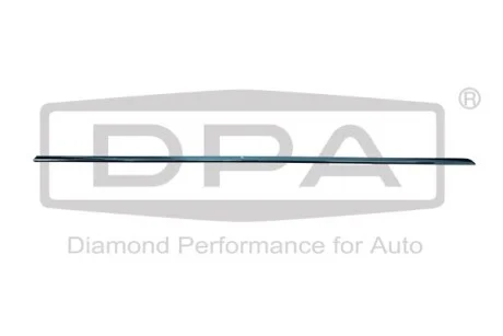 Молдинг двери передней левой (хром) Skoda Citigo/VW Up (11-) DPA 88531334702