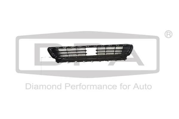 Решітка радіатора без емблеми (чорна) VW Golf (12-) DPA 88531620802 (фото 1)