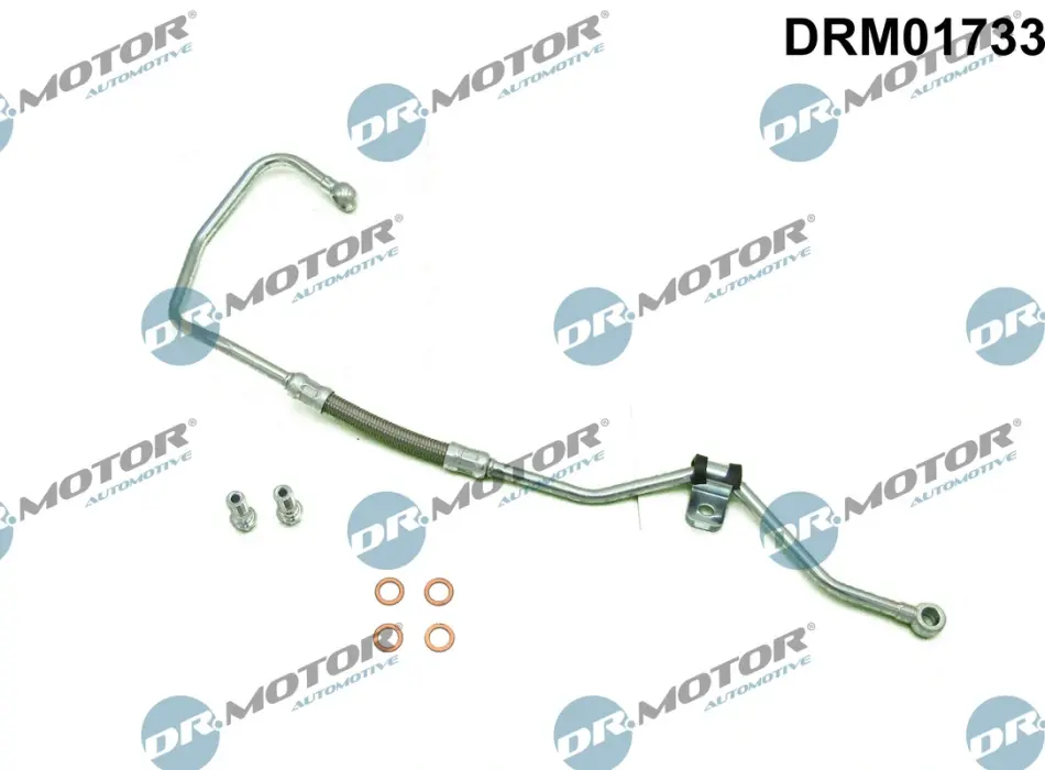 Трубка турбокомпресора ДВЗ (чорний метал) DR.MOTOR DRM01733 (фото 1)