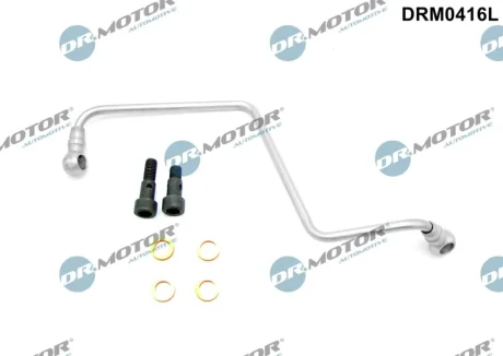 Трубка турбокомпресора ДВЗ (чорний метал) DR.MOTOR DRM0416L