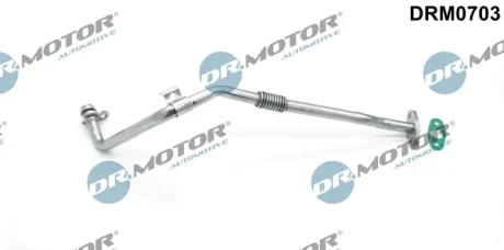 Трубка турбокомпресора ДВЗ (чорний метал) DR.MOTOR DRM0703