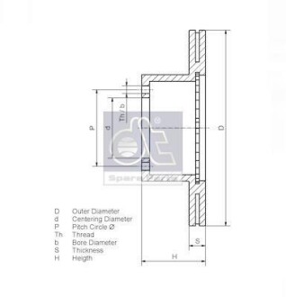Тормозной диск DT 4.62214
