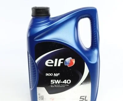 Масло моторное Evolution 900 NF 5W40 (5 Liter) ELF 213908