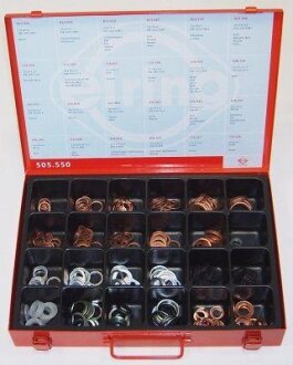 Фото 1 - комплект ущільнювальних кілець ELRING 505.550 Комплект ущільнювальних кілець ELRING 505.550 (фото 1)