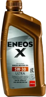 Олія ДВЗ 5W-30 ENEOS X ULTRA API SP/SN Plus, ACEA C3, VW 504.00/507.00, 1л, синт. Eneos EU0025401N
