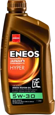 Олія ДВЗ 5W-30 ENEOS HYPER API SN, ACEA C3, GM Dexos 2, 1л, синт. Eneos EU0030401N (фото 1)