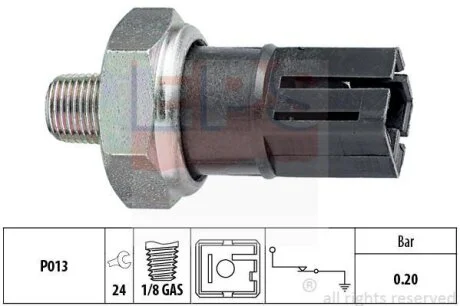 Датчик тиску оливи Renault Espase IV 3.5 V6 02- EPS 1.800.042