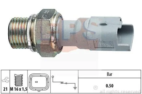Датчик тиску оливи Citroen/Fiat 1.9D/2.0HDI 94- EPS 1.800.130